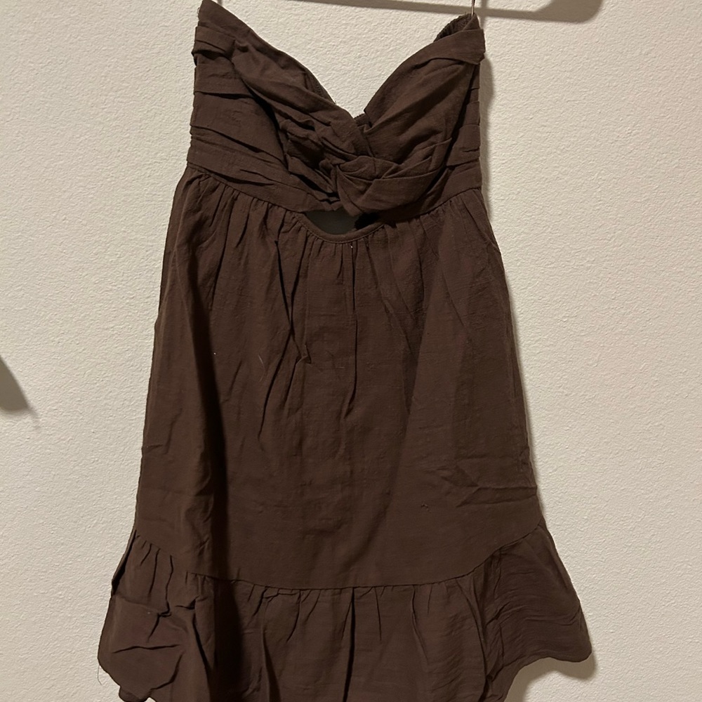 Strapless dress
